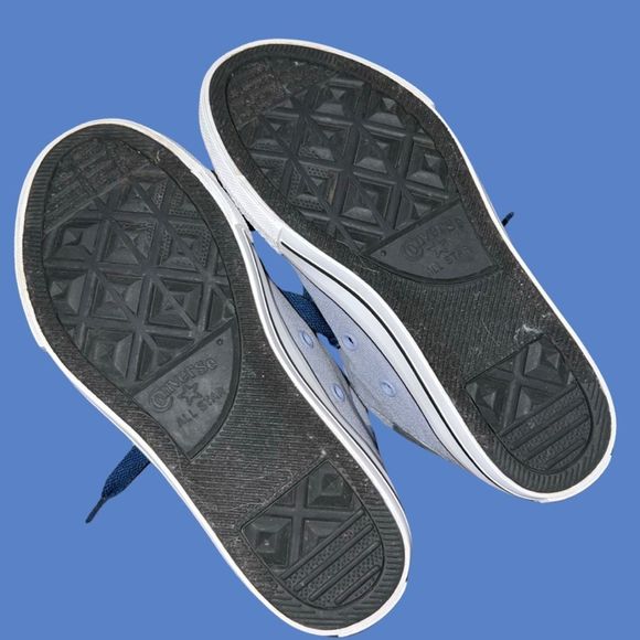 Kids Converse Chuck Taylor All Star Street Mid Glacier Gray Sneaker Shoes Size 2 - Picture 5 of 8